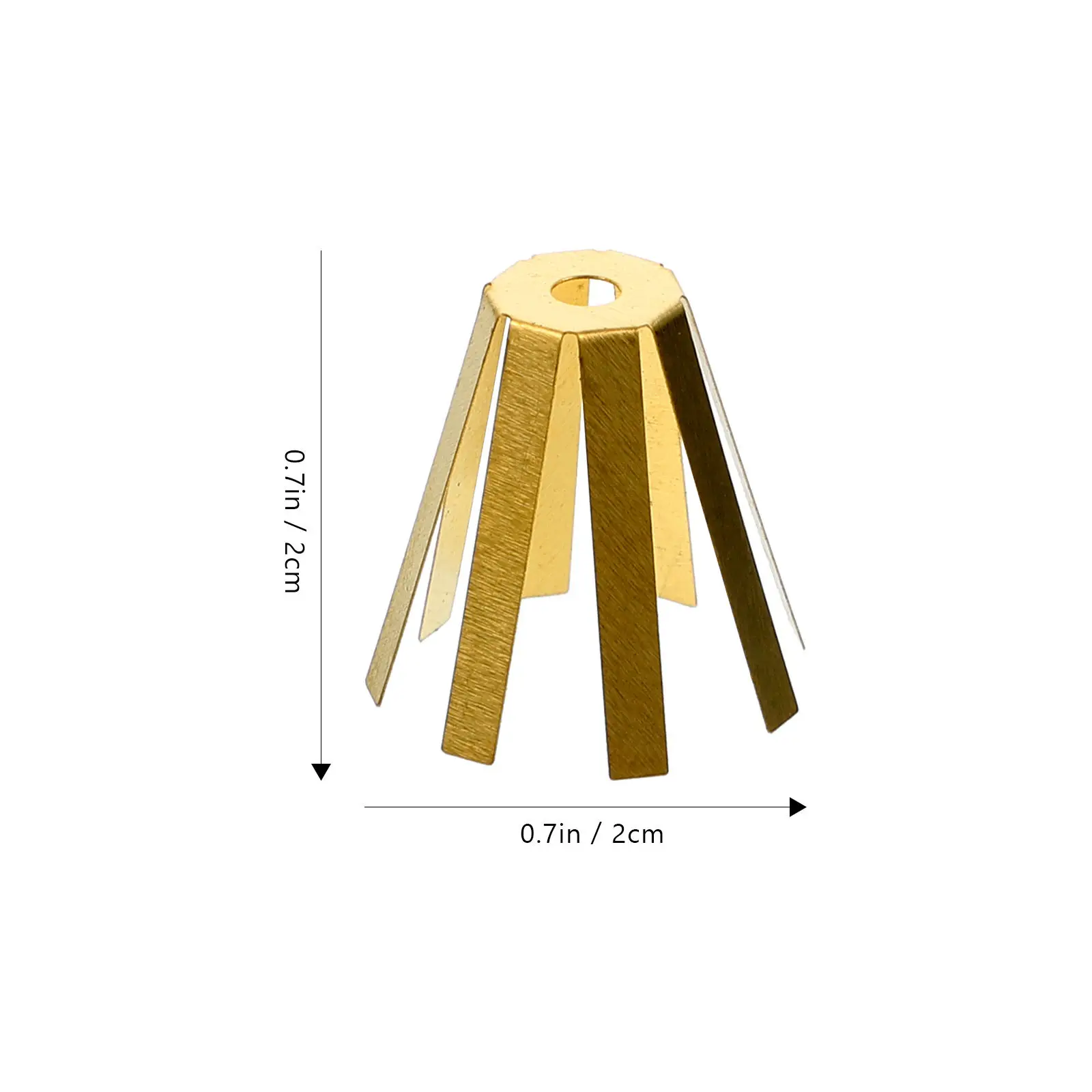 5Pcs Universal Brass Golf Shaft Adapter Shims Octopus Type for Oversized Inner Diameter Shafts Tighten Head Securely Golf
