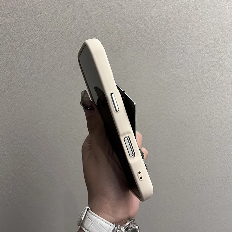 HOCE Leather Texture Phone Case For iPhone 16 Pro Max 15 Pro 14 13 12 Solid Color Frosted Thickened Non-slip Silicone Back Cover