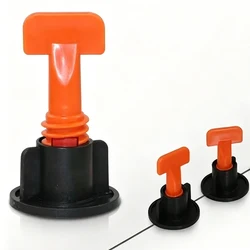 11-1353Pcs Floor Tile Leveling System Clips Spacers Porcelain Ceramic Leveler Kit For Tile Laying Wall Fixing Construction Tools