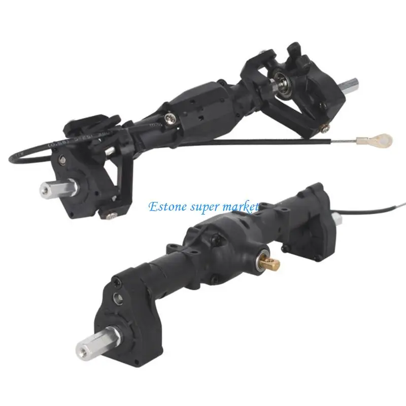 090B سيارة التحكم عن بعد المحاور الأمامية والخلفية مجموعات شاحنة لاستبدال جرار لوازم محاور السيارة 1/12 مقياس