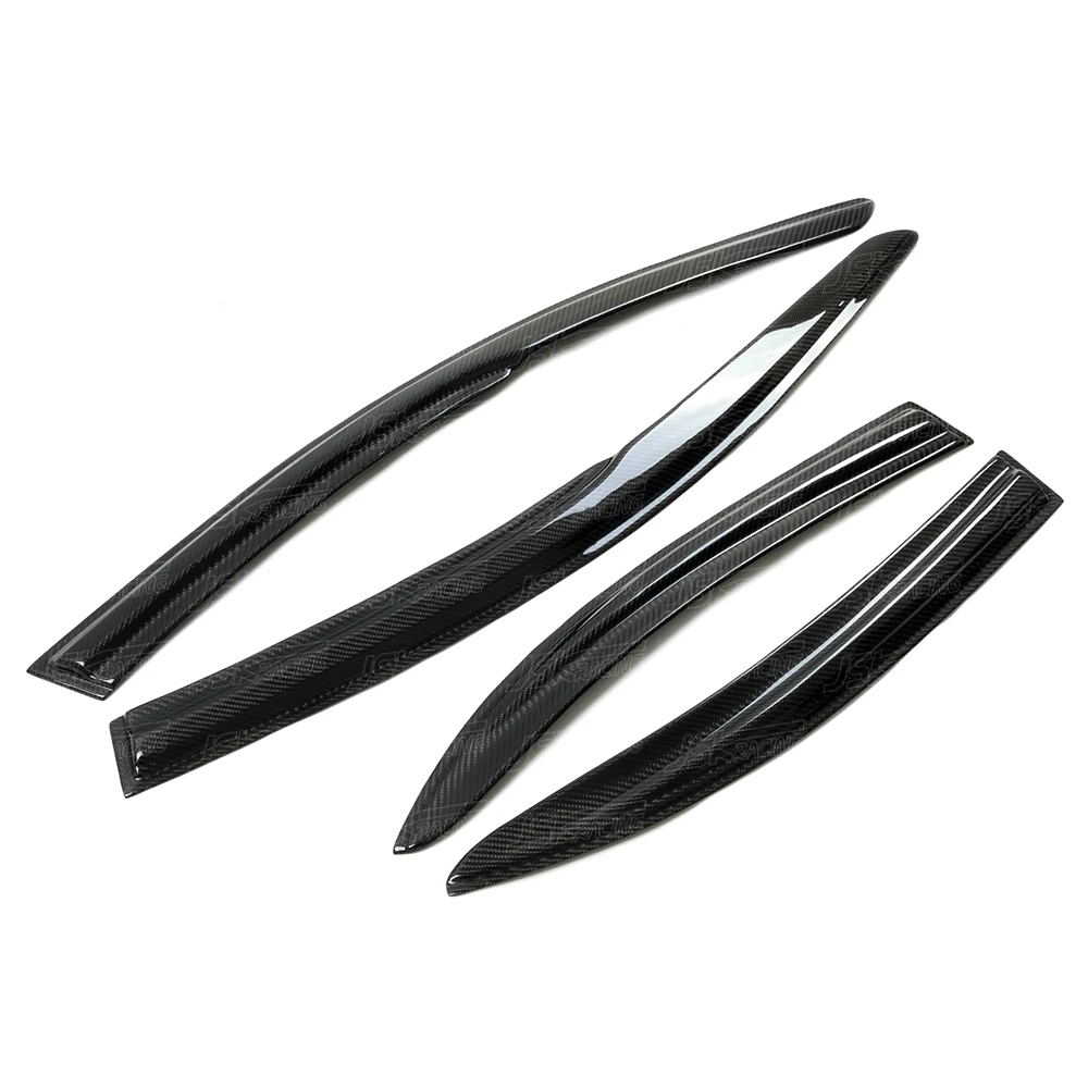 For Mitsubishi Lancer Evolution Evo X 2008-2015 Carbon Fiber Window Visor Sun