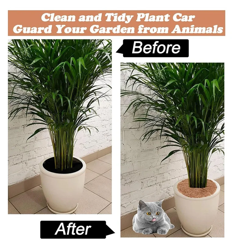 ألياف جوز الهند حلقة شجرة حامي حصيرة ، حماة نبات جوز الهند من الحيوانات ، نبات الحماية ، مهاد "، 12