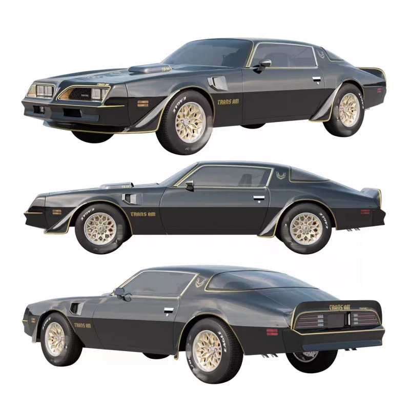 

1/10 1977 Pontiac Firebird Clear Body W/Light Bucket and Rear Mirror for On Road Car Chassis 257mm tamiya tt02 yokomo kyosho hsp