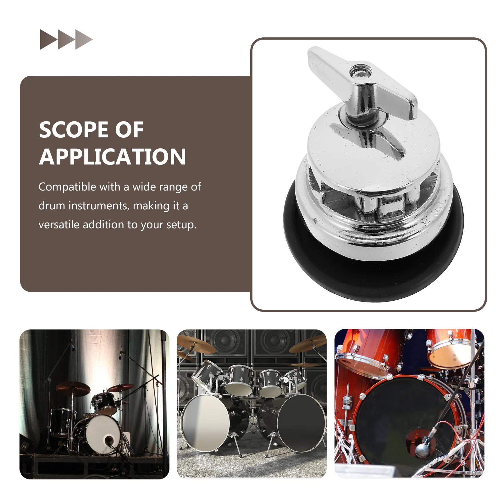 

Floor Tom Leg Clamp Iron Base 36Mm Tom Stand Drum Mount Bracket Snare Parts Drum Kit Accessories Instrument Parts