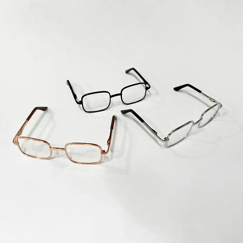 

。1pc new 1/6 Blythe Doll Metal Glasses Accessories Photography Props 8.5cm For 20cm Cotton Doll Action Figure