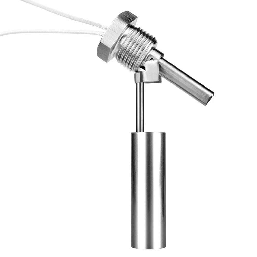 220V Float Switch Stainless Steel Float Switch Fixed Switch Points Heat Resistant Wiring User-Friendly Installation