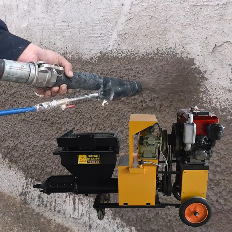

Concrete Mortar Shotcrete Machines Automatic Mortar Gypsum Wall Plaster Machine Mortar Spray Grouting Machine