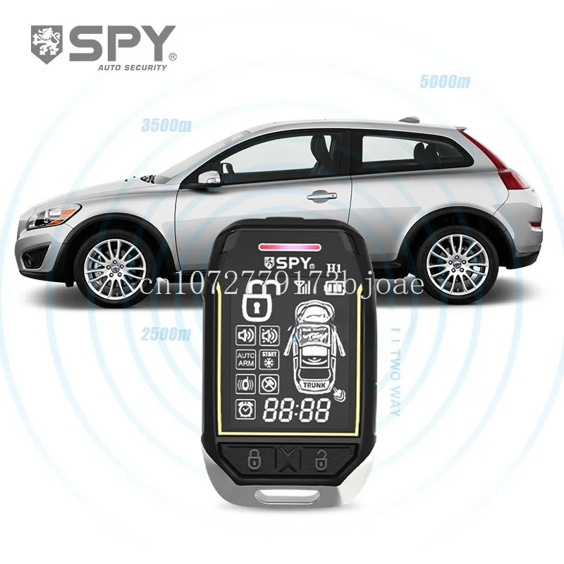 Spy 2023 Custom Smart Two Way Sensor Car Alarm   5000m Start Remote Starter 2  Accessories Systema in