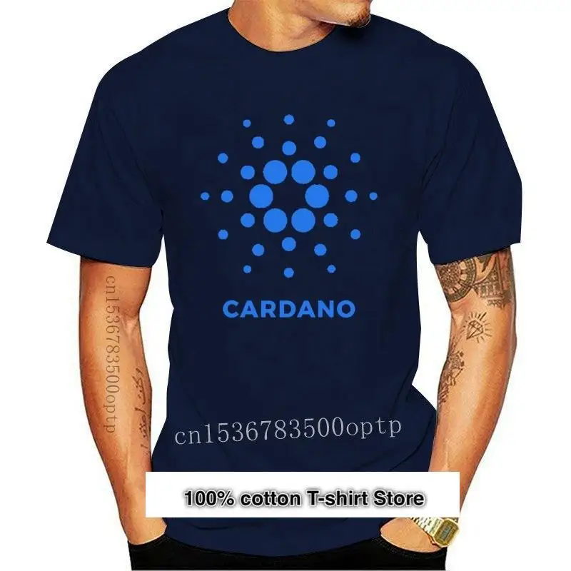 

Cardano-Camiseta de manga corta, camiseta informal de verano con criptomoneda ADA, marca comercial, nueva, 2024