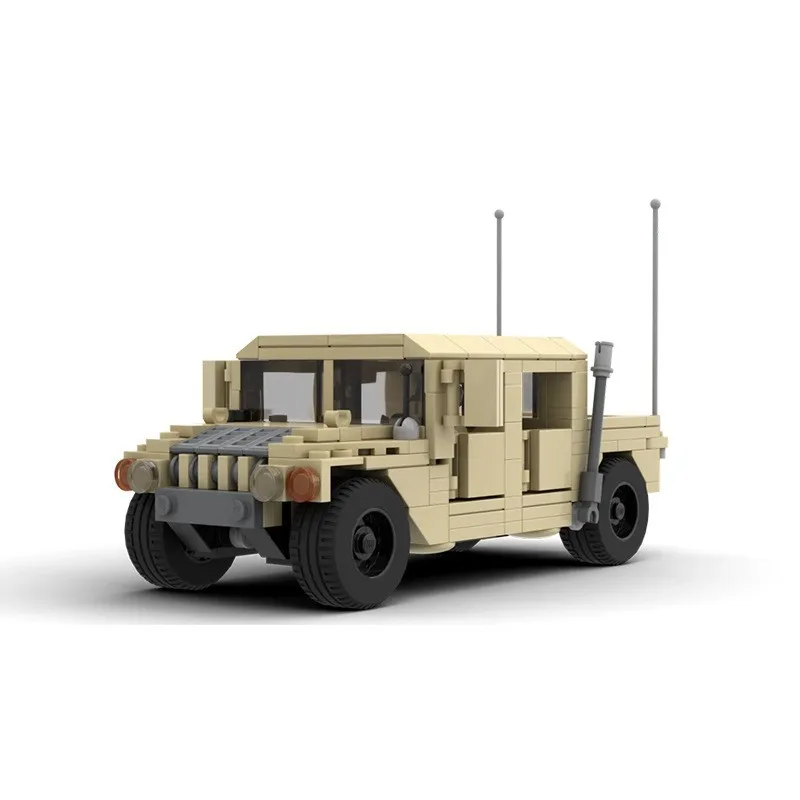 

Hot Military HUmmer Jeep M998 Army Weapon Assault Vehicle Building Blocks Bricks WW2 Classic Model Action Figures Toys Boys Gift