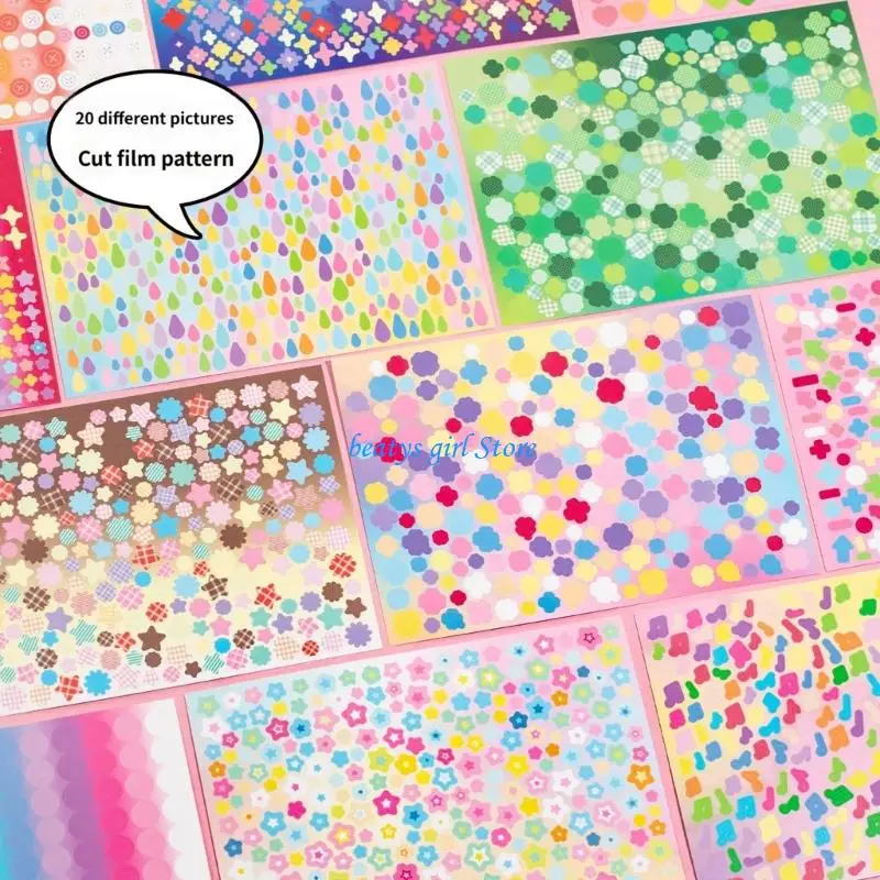 

C7AB Decorative Scrapbooking Sticker Decorations Planner Sticker for Album Journals