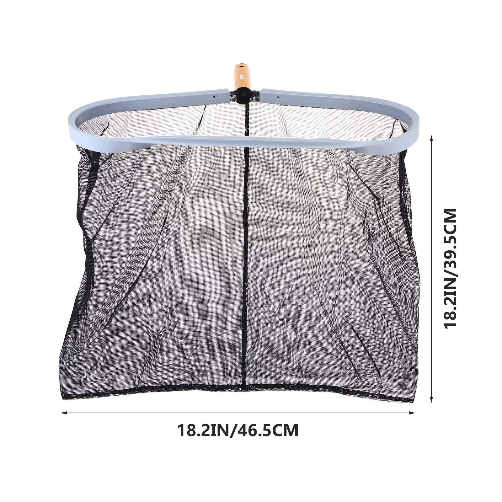 

Portable Deep Water Leaf Net for Fish Tank Cleaning Pool Debris Skimmer Black Tool Fine Mesh Aquatic Plants Small Fish Pond