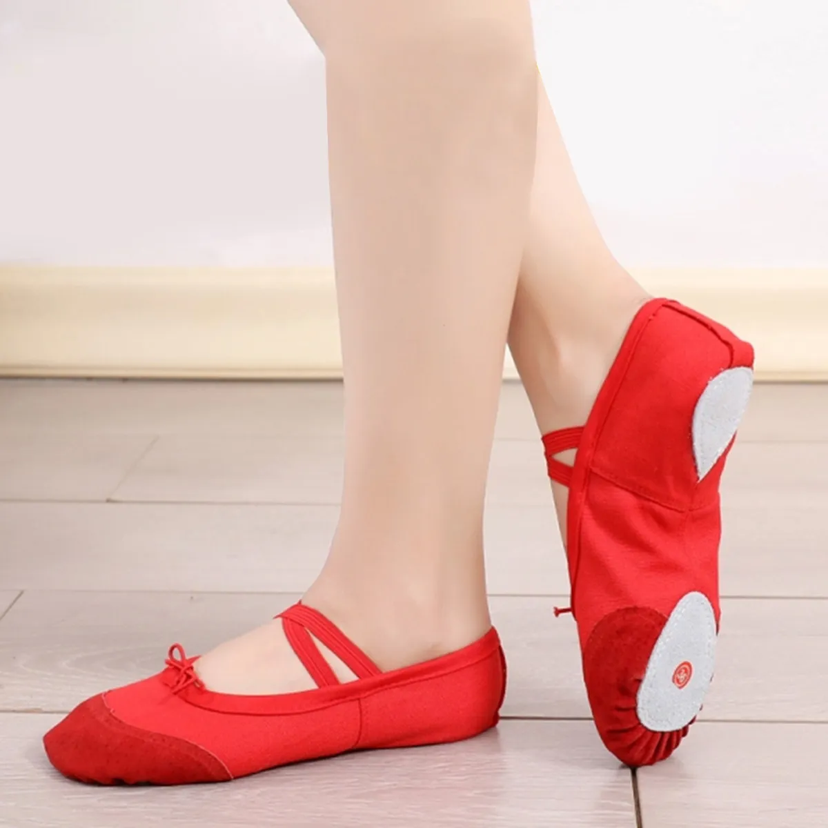 1Pair Cat Claw Dance Shoes Anti-Slip Ballet Shoes Size 29 Elastic Band Yoga Modern Ballroom Jazz Dance Footwear Lightweight view 2