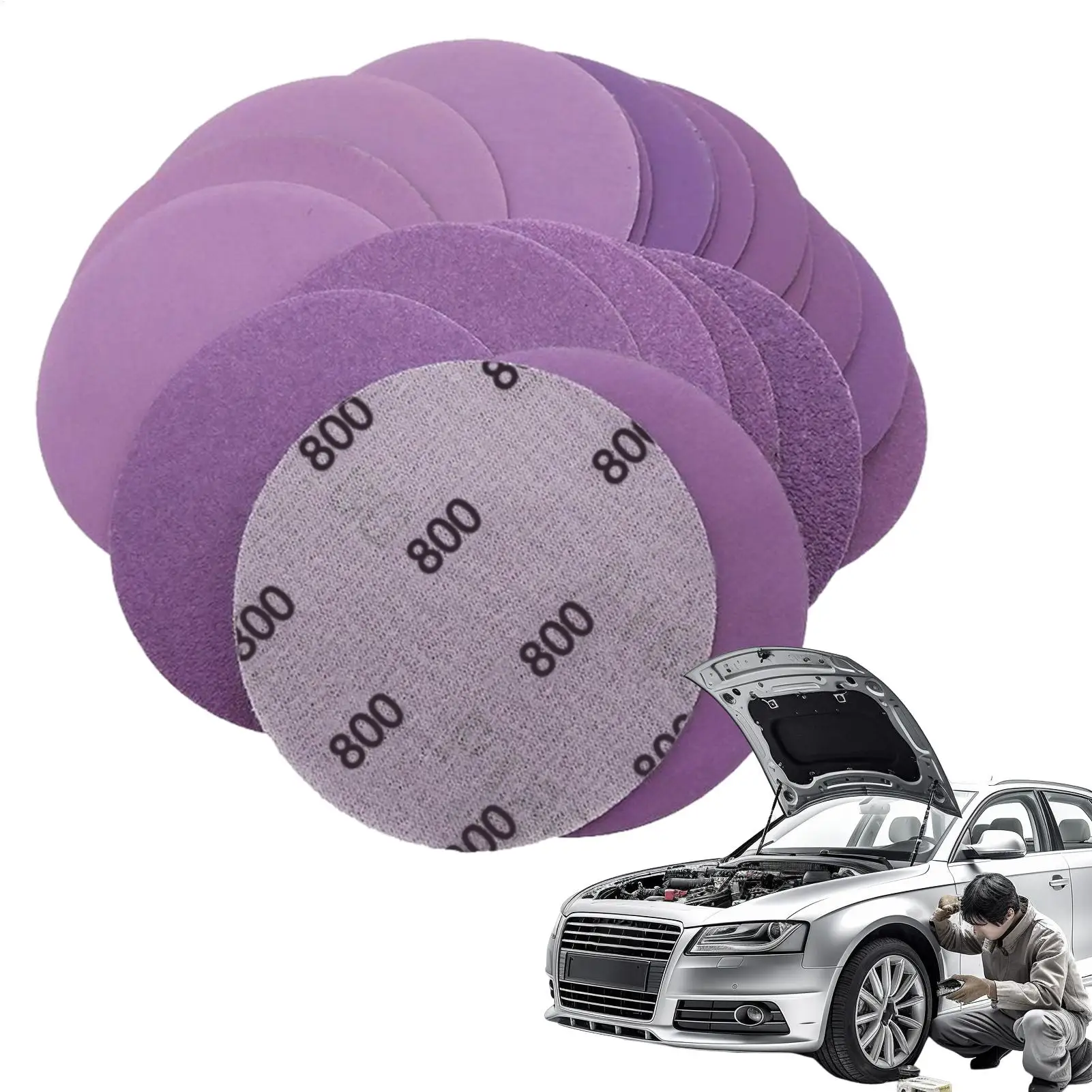 

Шлифовальный диск для влажной и сухой полировки, 60-компонентная насадка для влажной и сухой дрели, профессиональная для обработки металла, дерева, автомобильной краски