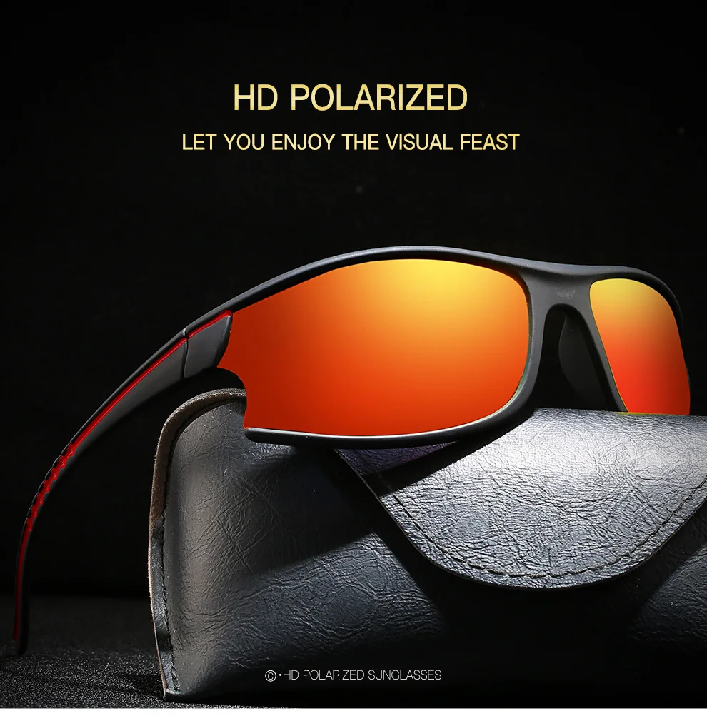 Men's Polarized Sunglasses Sports Sunglasses Dustproof Glasses Cycling Glasses To The Spot Motorcycle Running Fishing