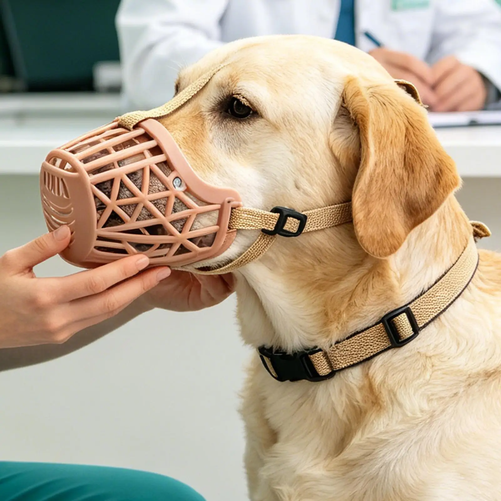 Breathable Basket Pet Muzzle,Humane Anti Barking Mouth Guard,For Puppy Cat Duck Parrot Snout Face Protection And Daily Control