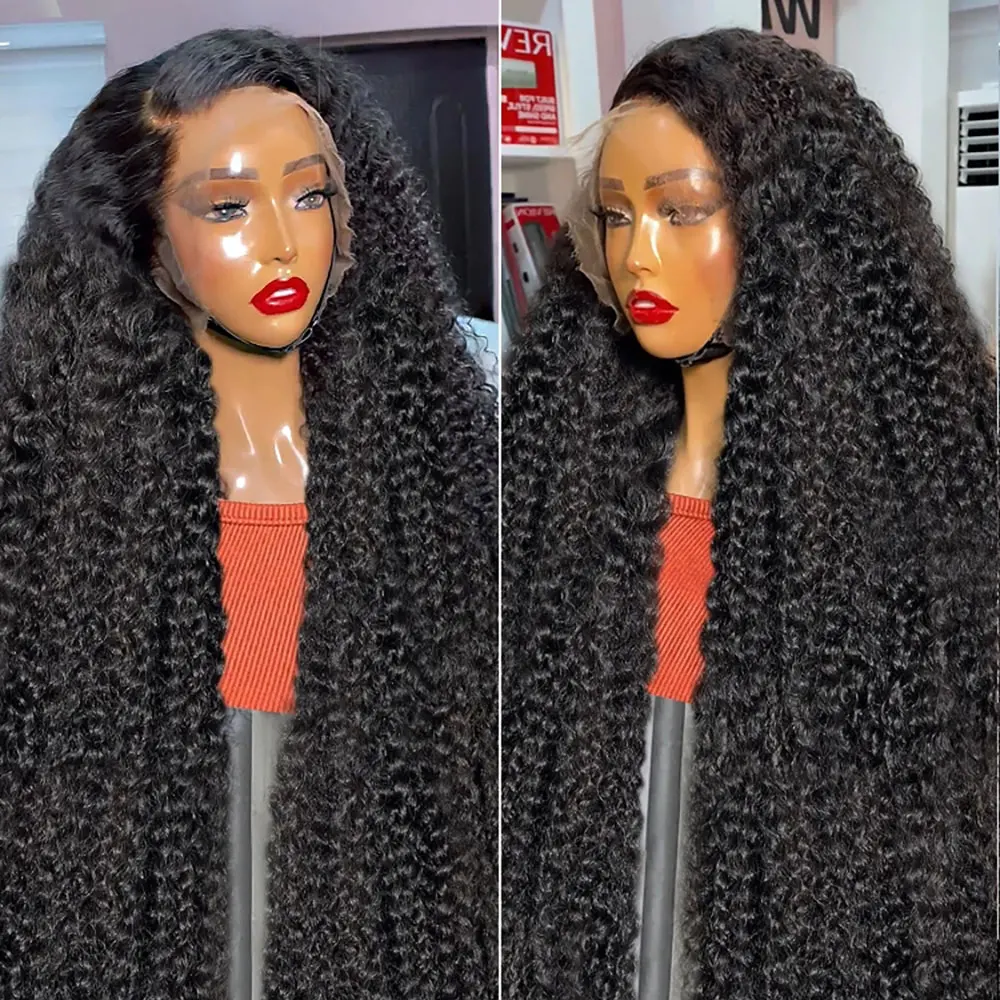 High Density 250% 30 40 Inch Loose Deep Wave 13x6 HD Lace Front Human Hair Wig Water Wave Curly 13x4 Lace Frontal Wig Human Hair