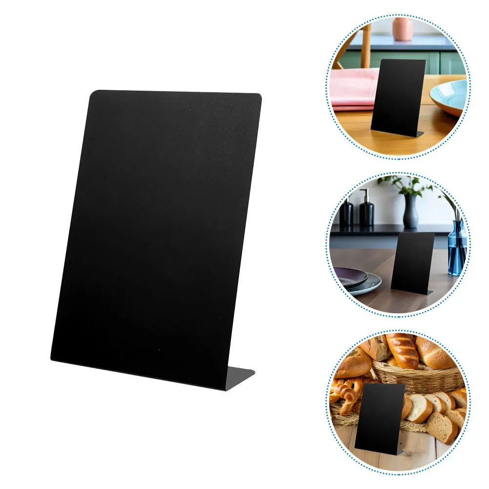6Pcs Erasable Mini Blackboard Menu Signs for Restaurant Buffet Food Price Labels Tabletop Displays Price Boards for Menu