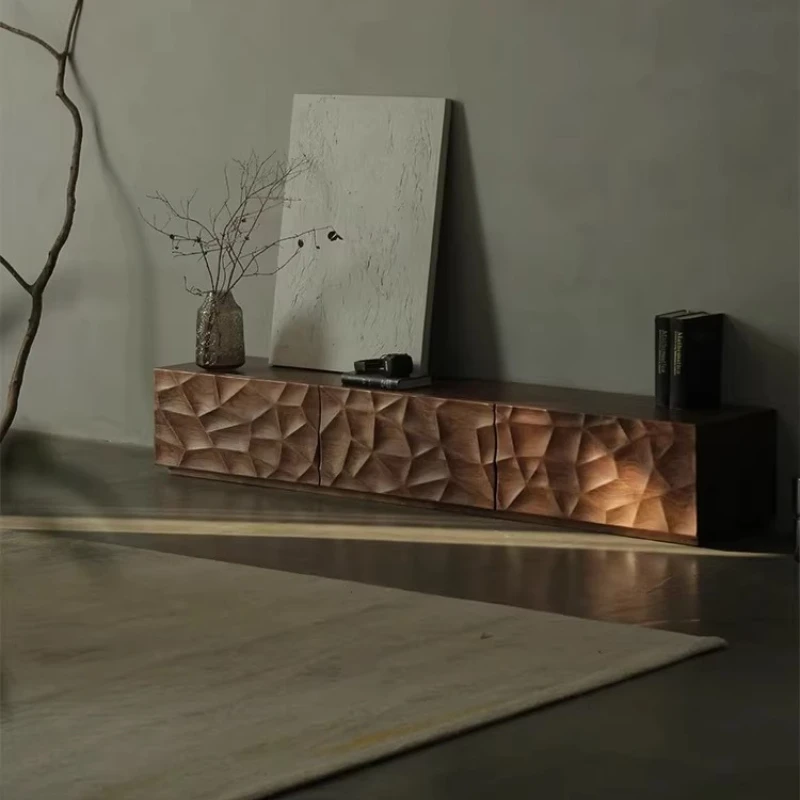 

Vintage Decoration Tv Cabinet Design Natural Unique Wooden Display House Tv Stand Apartments Lounges Tv Kast Meubels Furniture