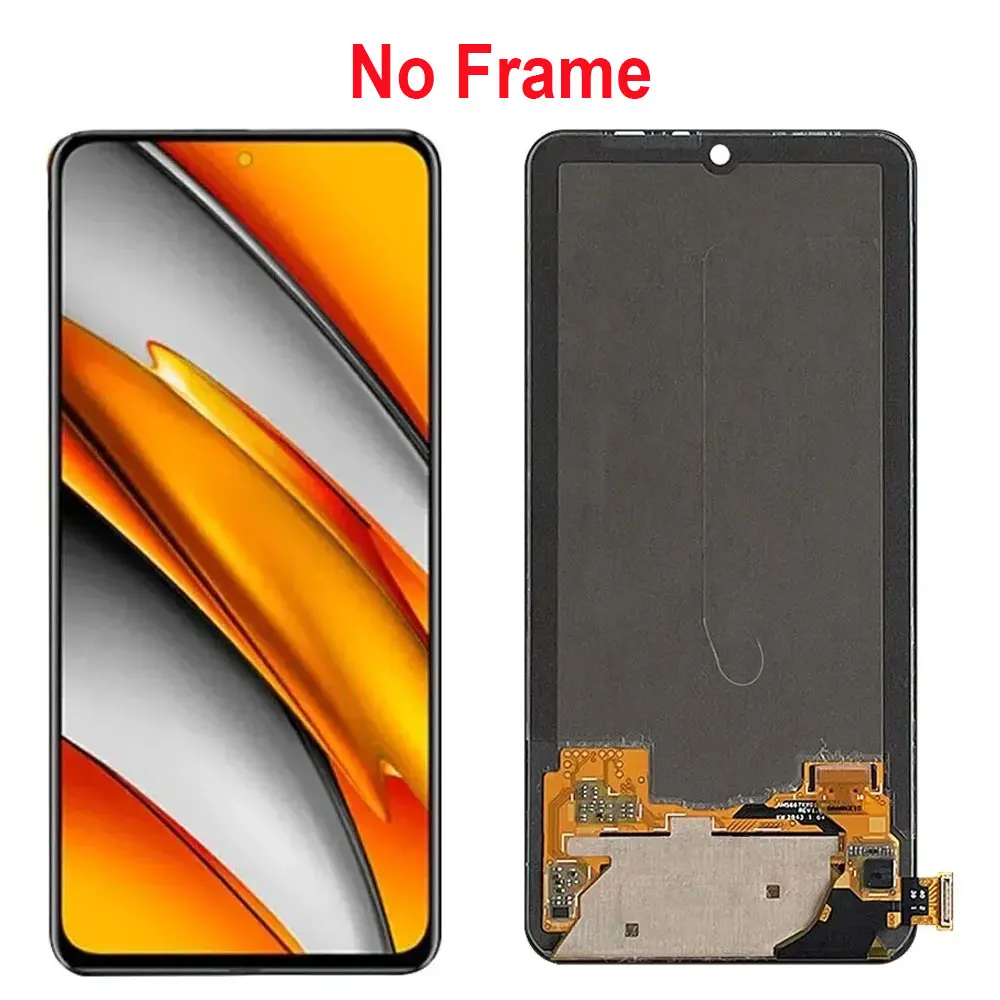 AMOLED For Xiaomi Poco F3 M2012K11AG LCD Display Touch Digiziter Assembly Sreen Replacement For Xiaomi Poco F3 LCD With Frame