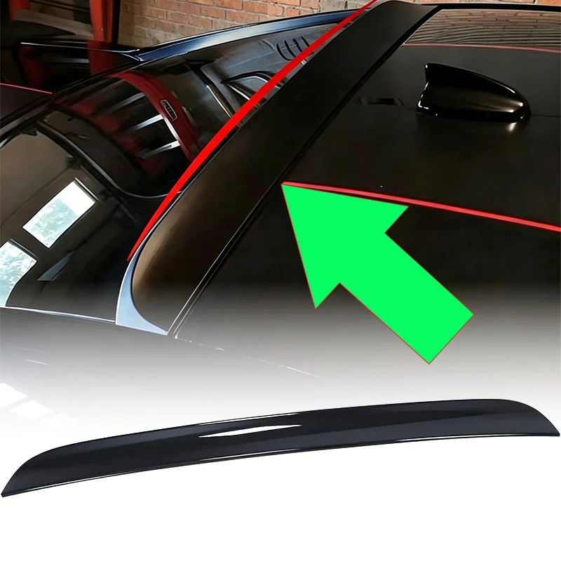 15+ Dodge Charger Roof Spoiler Rear Window Top Wing For 2015‑up Dodge Charger ABS Exterior Body Kit Decorative Modification Acce