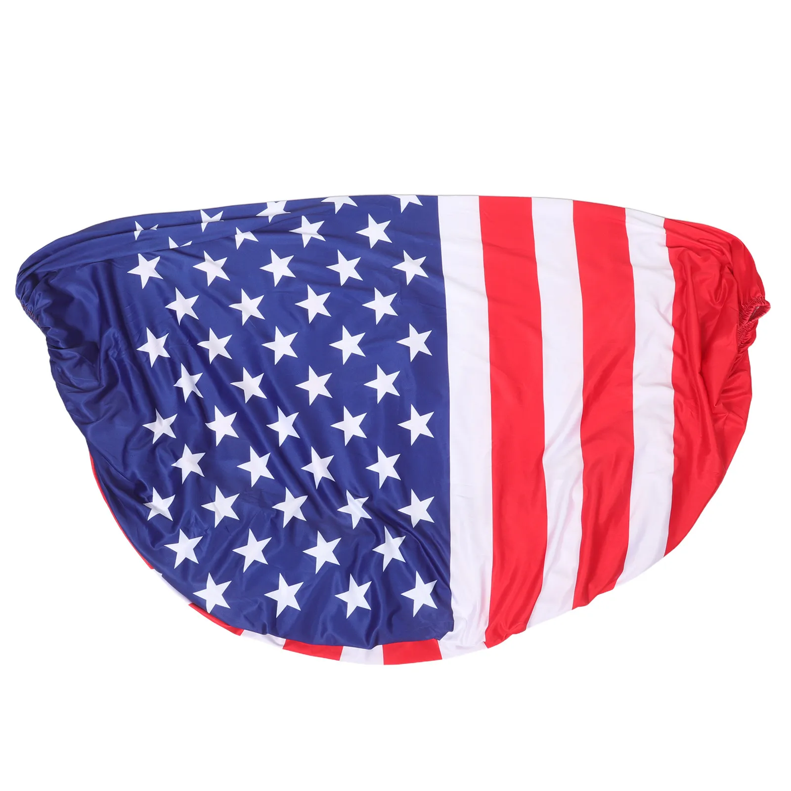 

Usa Flag Car Hood Cover Wrap Polyester Large Size Fade Resistant Patriotic Vehicle Protector for Football Parties 4Th of July