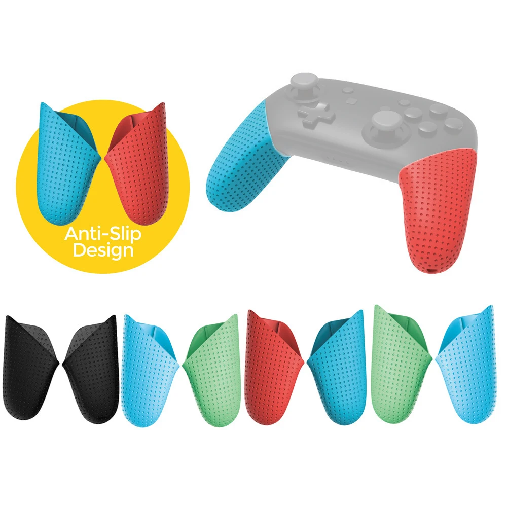 Per Nintendo Switch Pro Controller sostituzione impugnature antiscivolo Delicate coperture per coperture per impugnatura fai-da-te per Switch Pro Gamepad