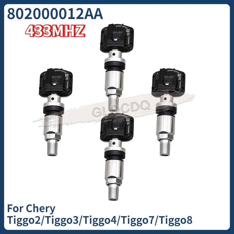 

TPMS Sensor 802000012AA 433MHZ Tire Pressure Monitor Systems For Chery Tiggo2 Tiggo3 Tiggo4 Tiggo7 Tiggo8