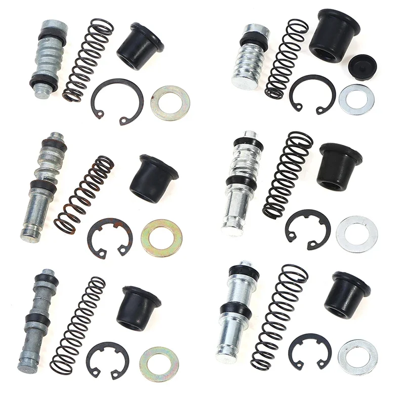 1 Juego de bomba de freno de embrague de motocicleta, Kits de reparación de émbolo de pistón de 11mm-14mm y 16mm, accesorios de reparación de plataformas de pistón de cilindro maestro
