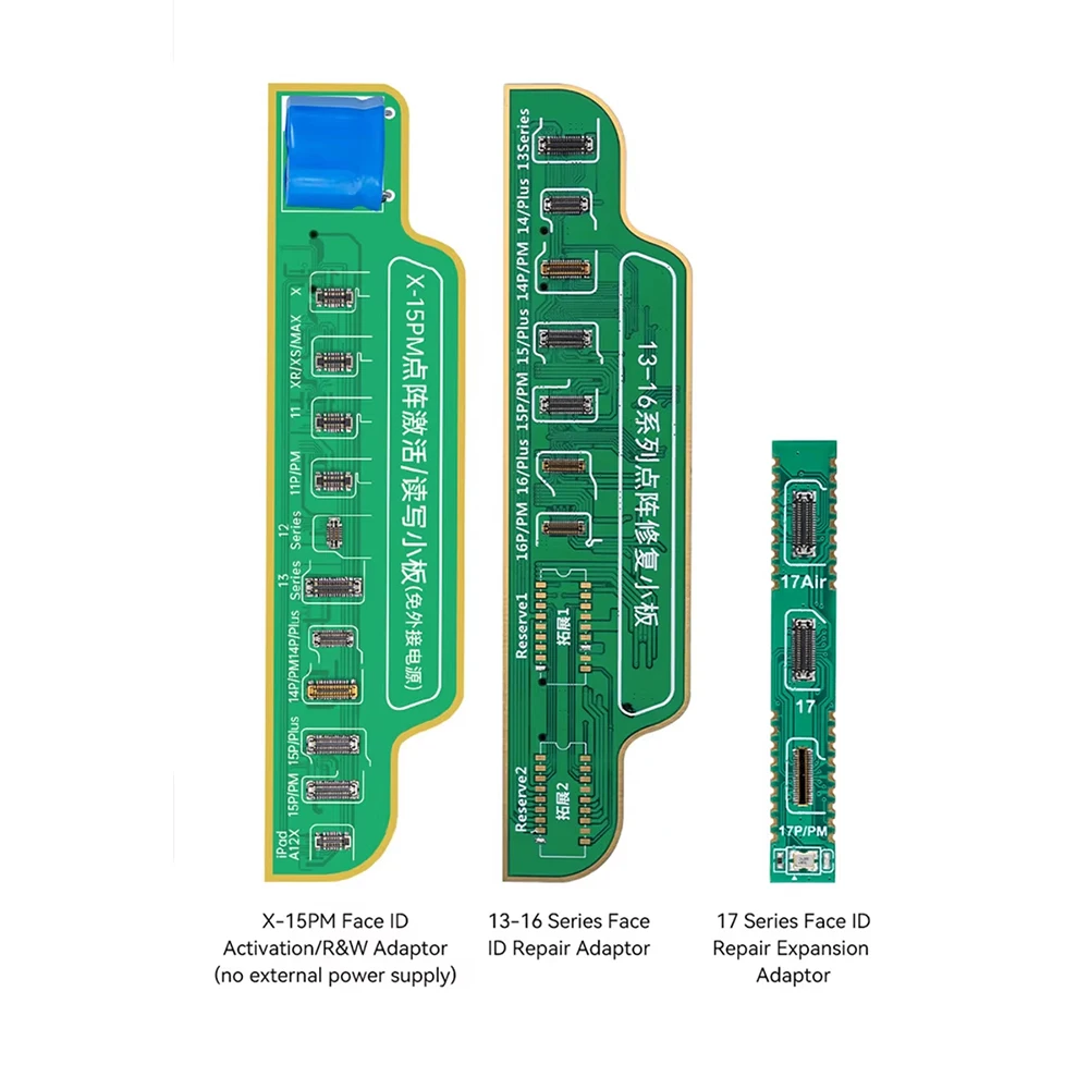 JCID Tag-On Face ID Flex Cable for iPhone 11 12 13 14 15 16 17PM Dot Projector Activation/Test/Read/Write V1SE/V1S Pro/V1S Plus