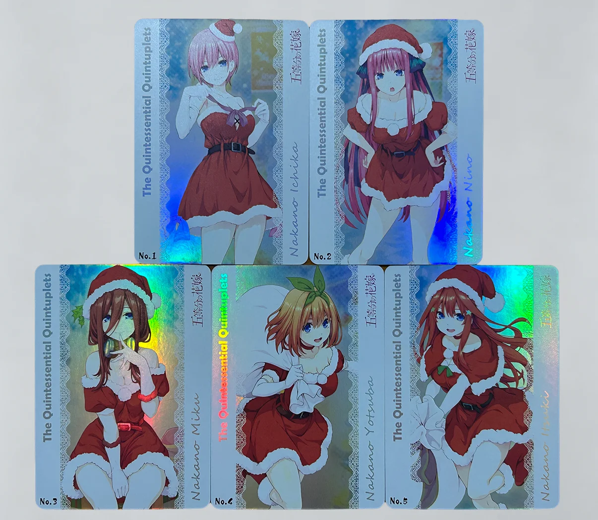 DIY Bride Five Sisters Nakano Miku Nakano Ichika Nakano Ichika Nakano Yotsuba Nakano Itsuki Anime Card Collection Card