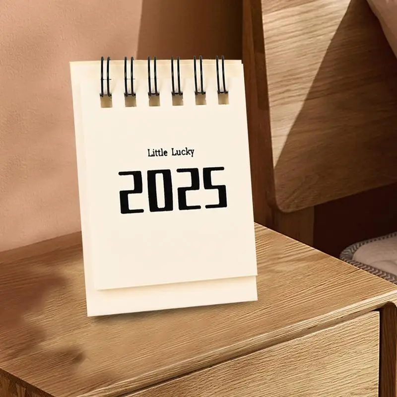 Calendario de escritorio de 2024 a 2025, mesa portátil, calendario mensual de Agosto de 2024 a diciembre de 2025, escritorio de año escolar con giro grabable