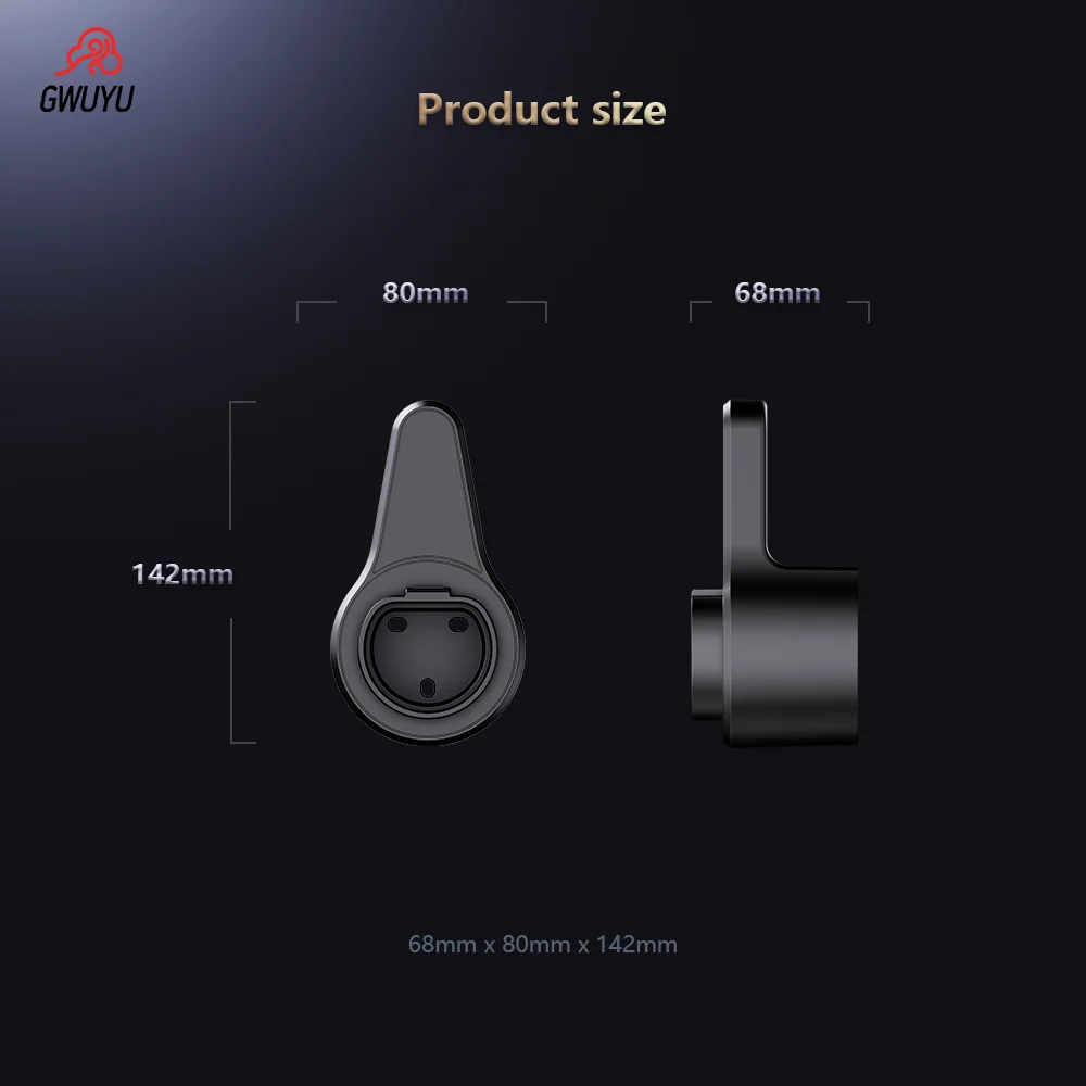 GWUYU GZ20 EV Portable Charger Cable Socket Holder GB/T Type for Electric Car Wall Mount EV Charging Station Bracket