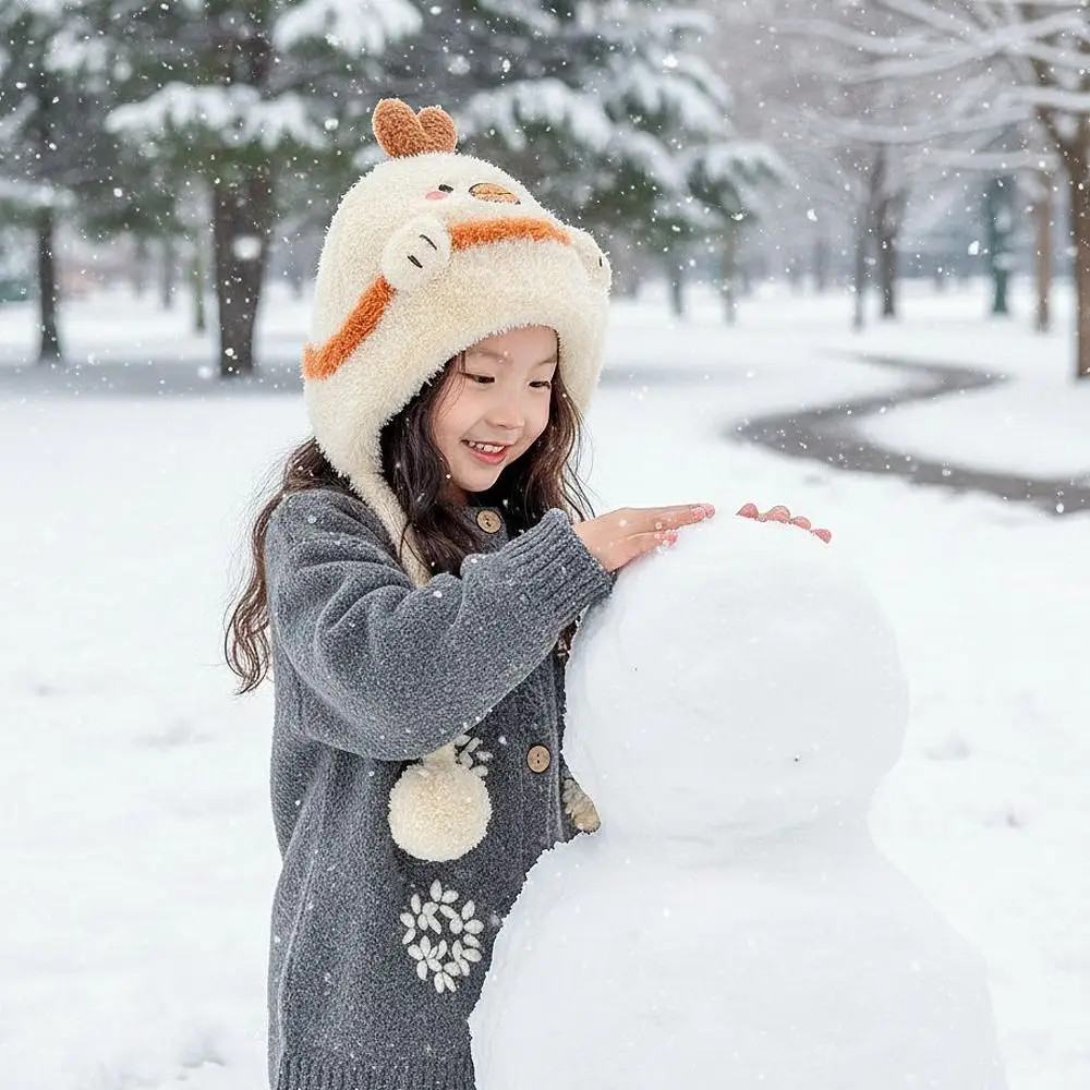 

Fashion Cold Proof Ear Protection Hat Thermal Comfortable Fleece Cap Hat Outdoor Cycling