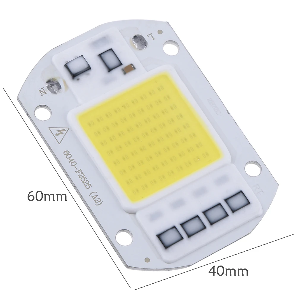 1-5 قطعة عالية الطاقة 50 واط التيار المتناوب 220 فولت COB LED مصباح ديود رقاقة استبدال للتخييم في الهواء الطلق الأضواء الكشاف مصدر الضوء