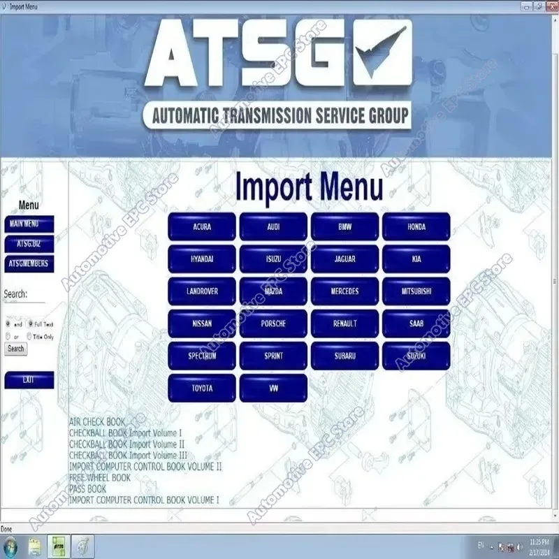 2026 hot sell  ATSG 2017 Auto Repair Software ATSG Automatic Transmissions Service Group Repair Information Atsg Manual Diagnosi