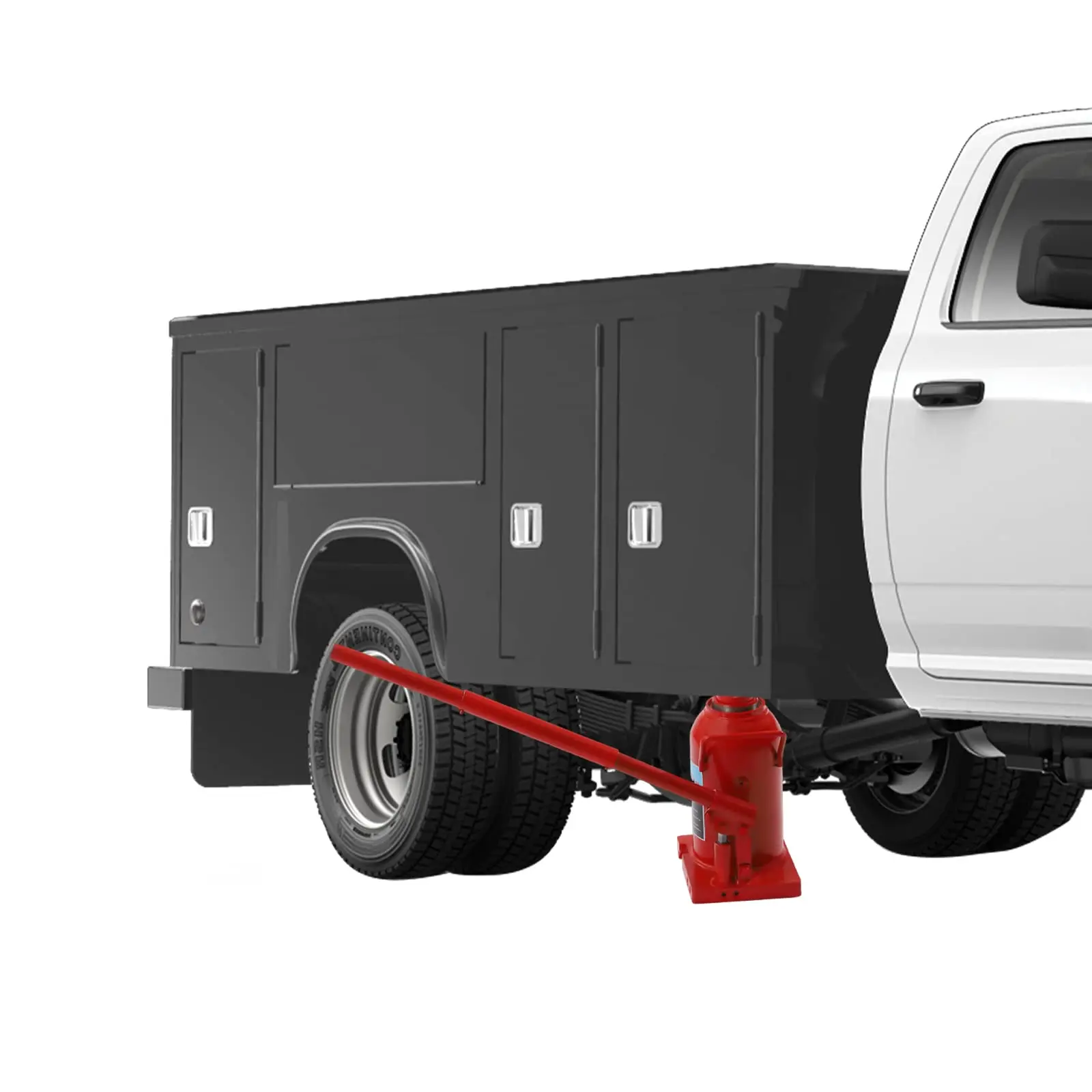 مقبس زجاجة هيدروليكي ملحوم 30 طن (66, 138 رطل) سعة إصلاح السيارات ورفع المنزل، أحمر