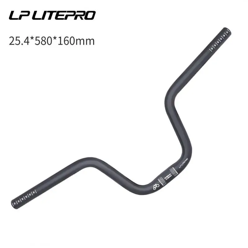 25.4X580mm المقود ل Brompton للطي دراجة الارتفاع 120 160 مللي متر للطي دراجة المقود عملية متكاملة دراجة المقود