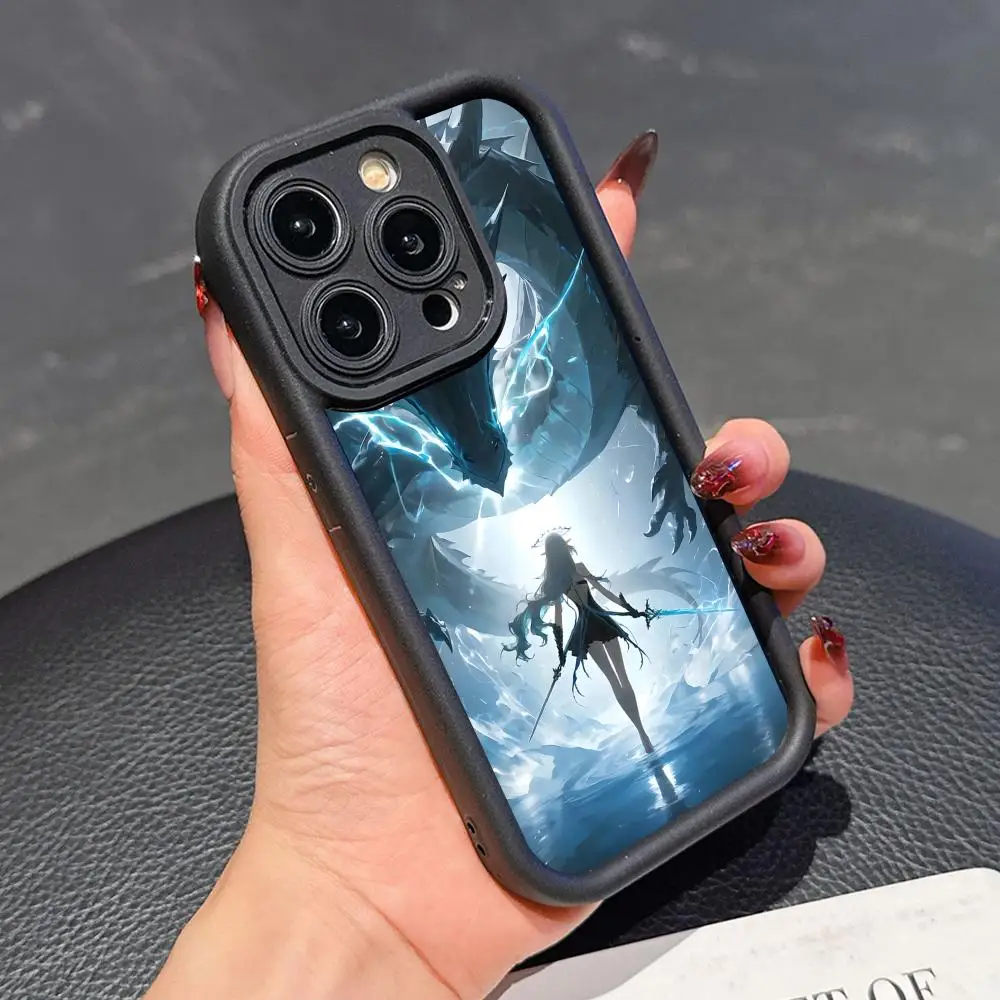 

Wuthering Waves Fleurdelys Phone Case for iPhone 17 16 15 14 13 12 11 Air Pro Max Plus Thicken TPU Colorful Cover Pretty Luxury