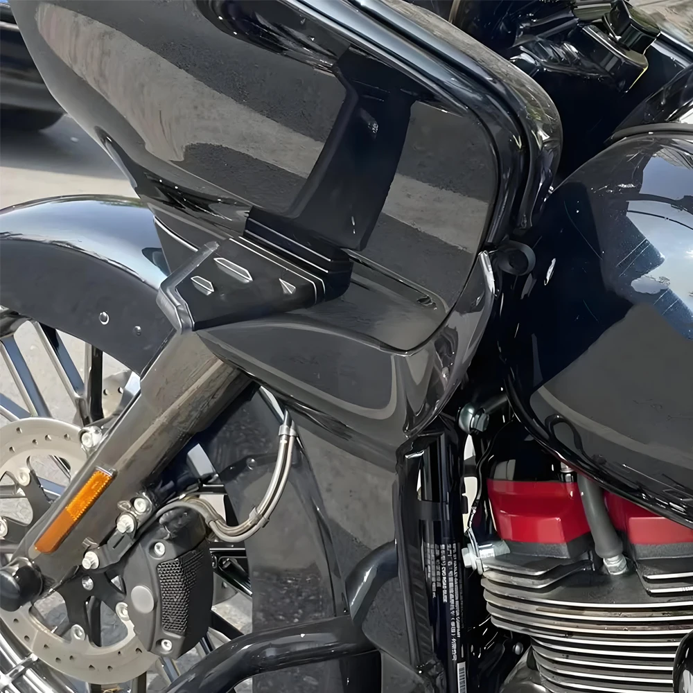 Moto Lato LED Indicatori di direzione Freno Che Scorre Misura Per Road Glide Personalizzato FLTRX Ultra FLTRU Limited FLTRK 2015-2023