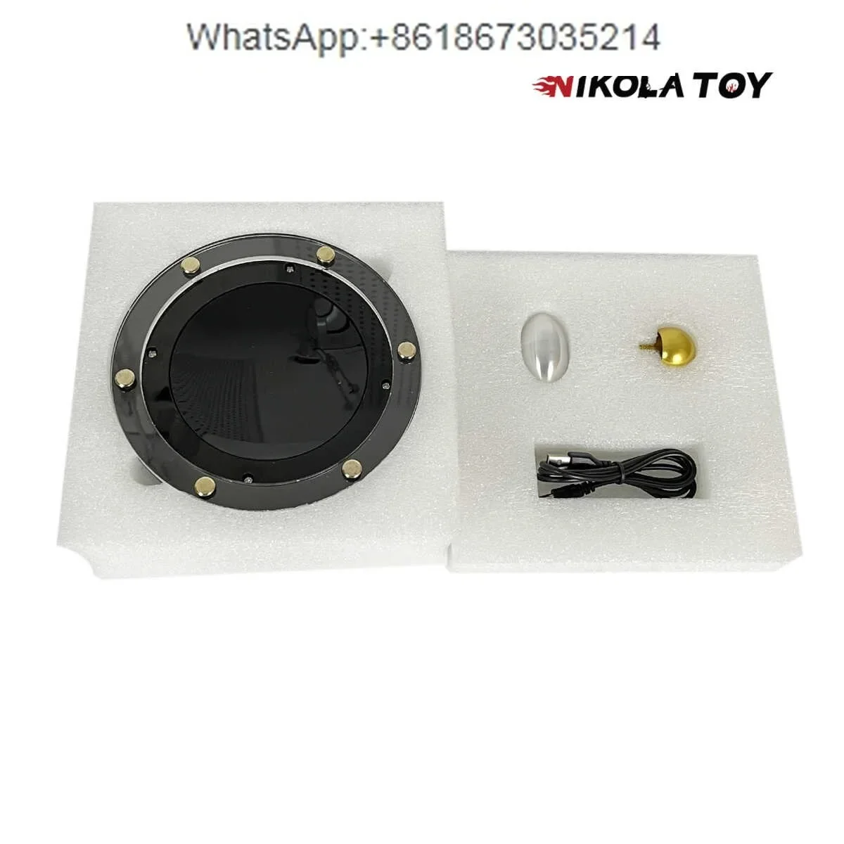 Electromagnetic eddy current science physics experiment teaching aids niche black technology