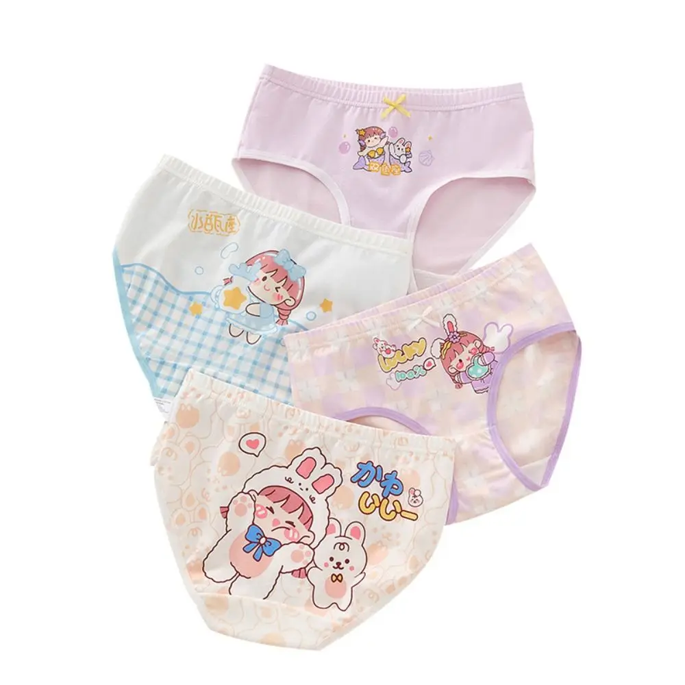 Breathable Cotton Children's Panties Travel Supplies Children Clothing Girls Underwear Cartoon Underpants Kids Briefs Teenage