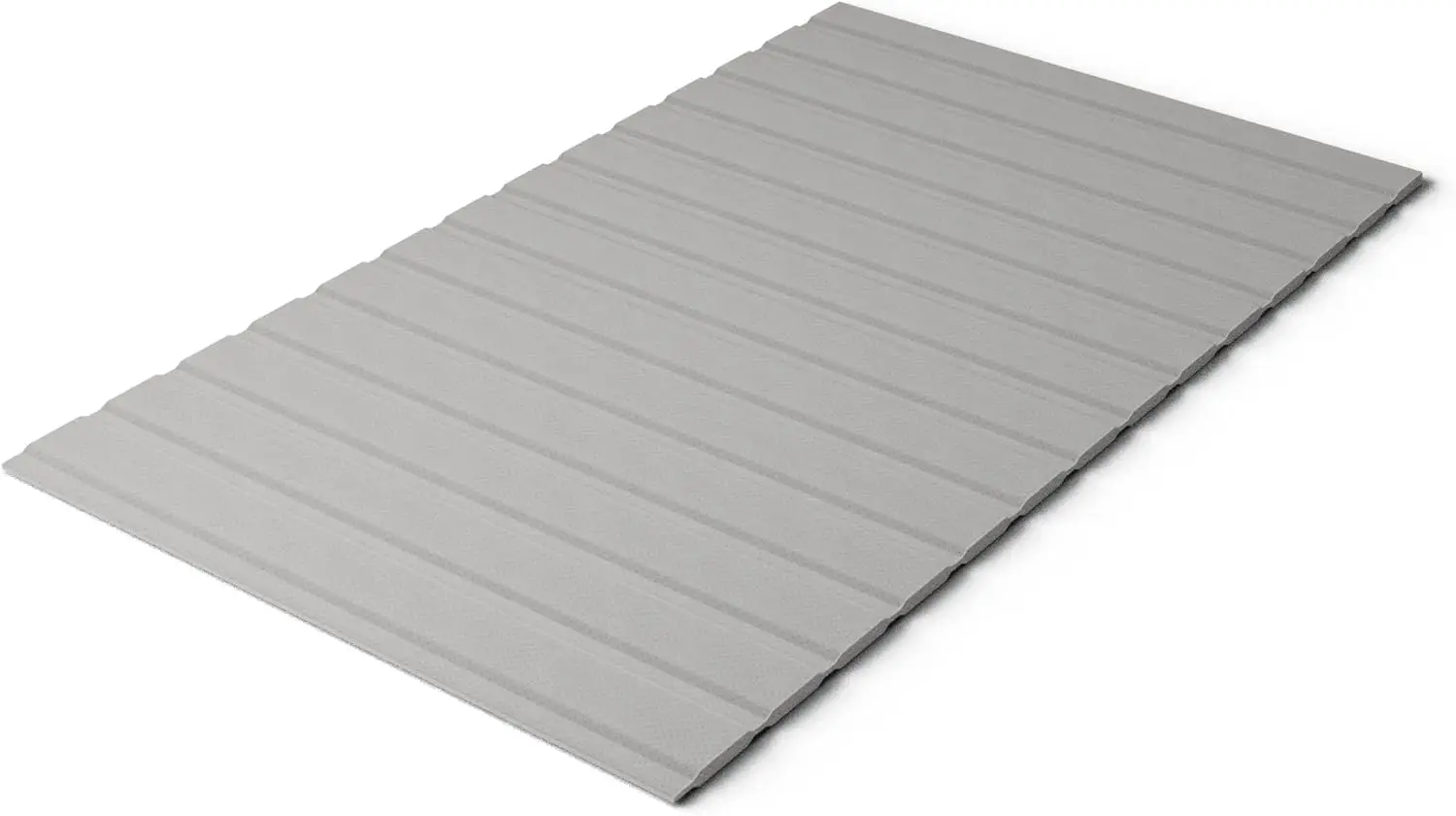 

0.75-Inch Heavy Duty Horizontal Wooden Bunkie Board/Bed Slats With Cover, Twin, Grey