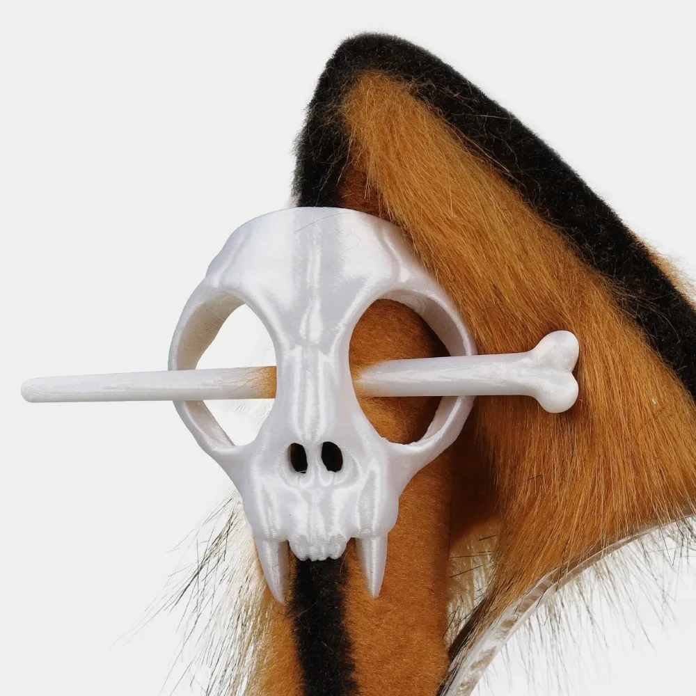 Furry Ears Headband Animal Fox Wolf Dog Faux Fur Realistic Costumes Accessory for Cosplay 4