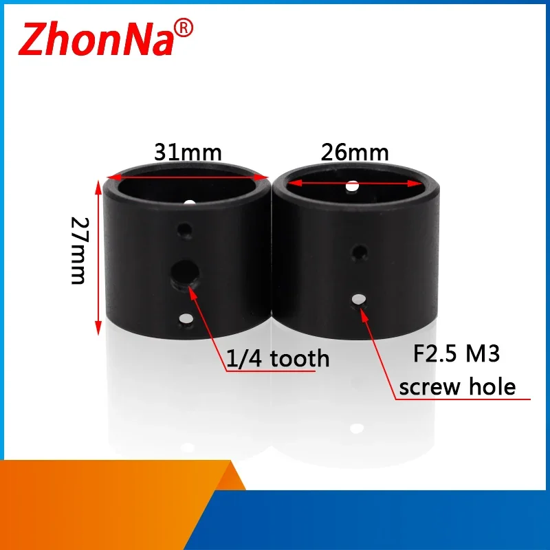 26mm Wood Laser Line Locator Mount, Metal Bracket for DIY Positioner, Rotary Axis Holder, Compatible with 12mm/16mm/20mm/25mm Mo
