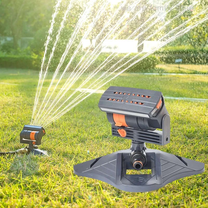 Aspersor de rango ajustable mejorado para regar césped, patios y jardines. 16 mini aspersores oscilantes de turbina