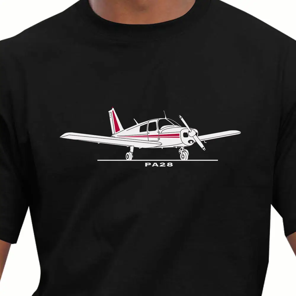 New Tops 2023 Print Letters Men T Shirt  tee cotton clothes  Aeroclassic PPL Pilot Piper PA28 Aircraft Inspired T-Shirt