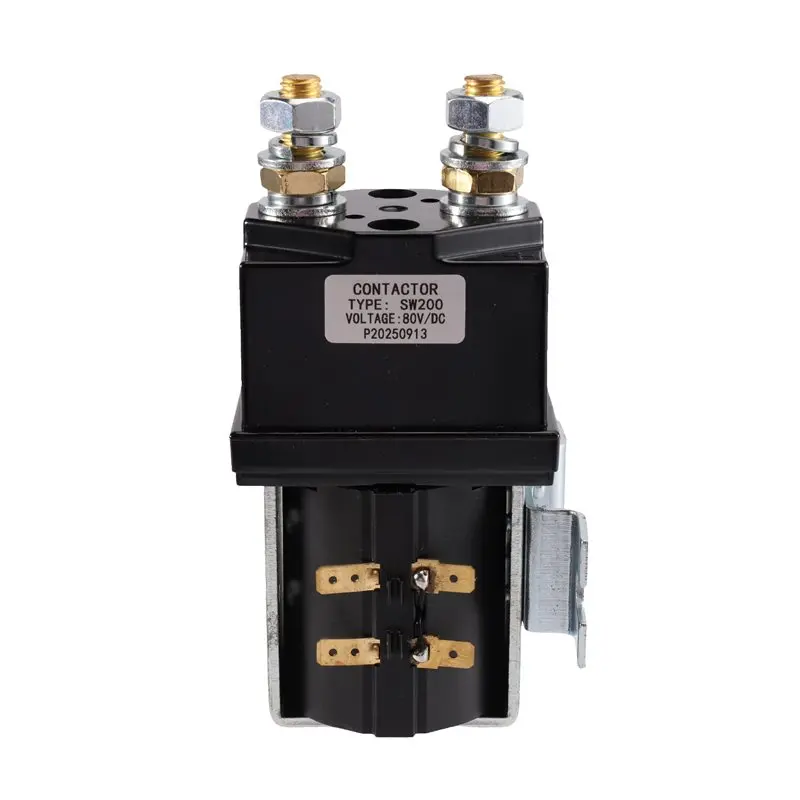 SW200-SW200-802 80V Contactor Solenoid Relay Replacement Part For Electric Forklift Vehicle Accessories Golf Cart Robot Systems
