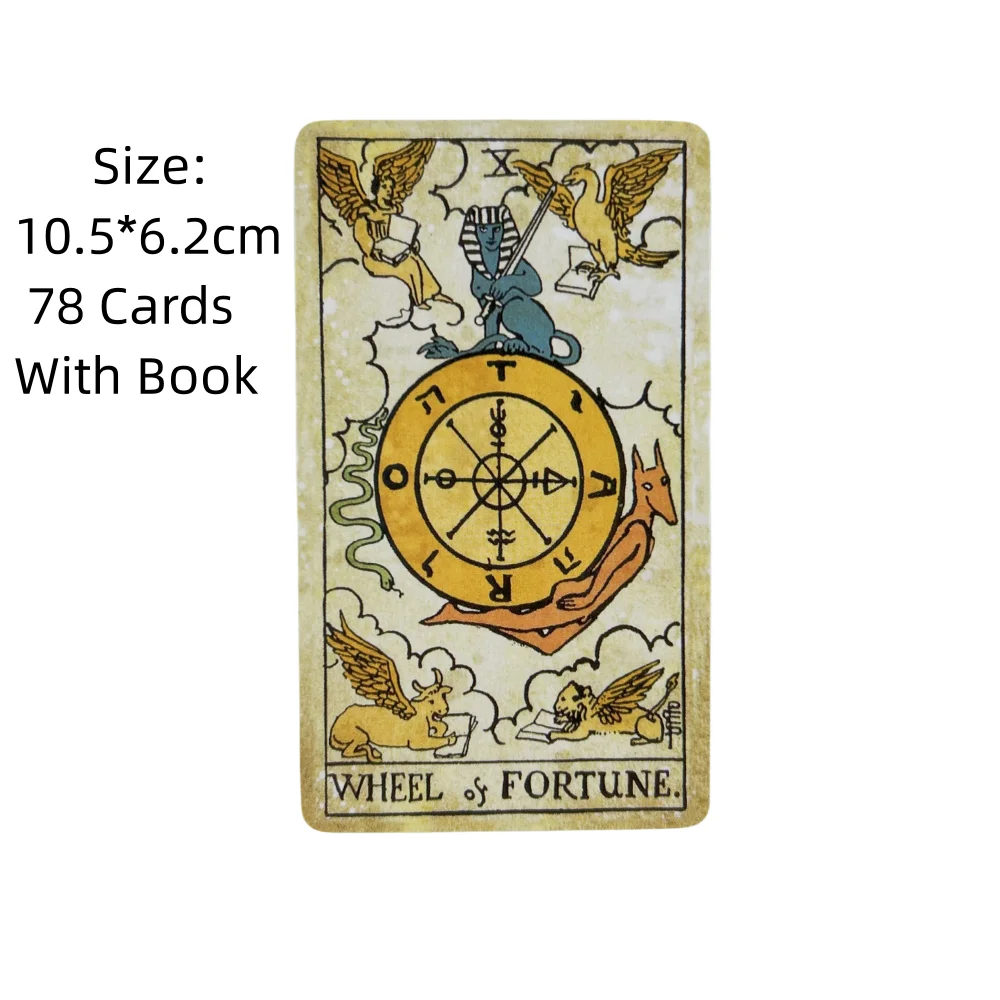 The Rider Vintage Tarot Cards A New 78 Deck With Paper Book Oracle English Divination Edition Borad Playing Games