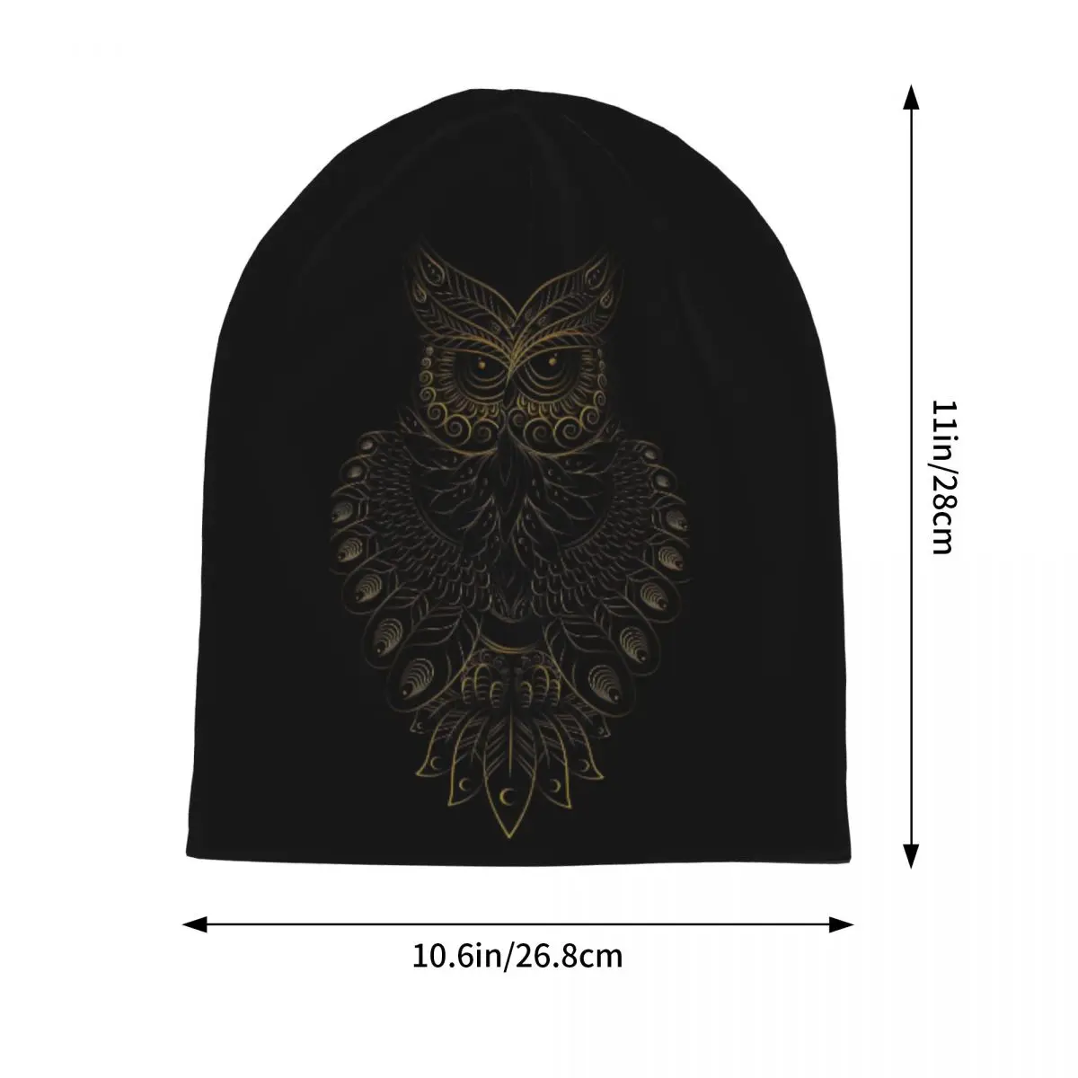 Native Mandala Owl American  Men Women Adult Beanies Caps Knitted Bonnet Hat Warm Fashion Autumn Winter Outdoor Skullies Hats